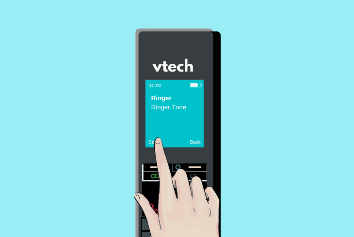 modify the melody of the vtech ringer
