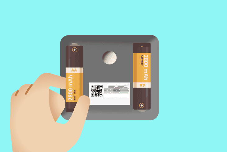reinsert the blink doorbell’s batteries