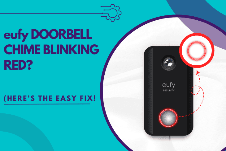 eufy doorbell chime blinking red