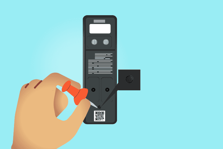 eufy doorbell reset button