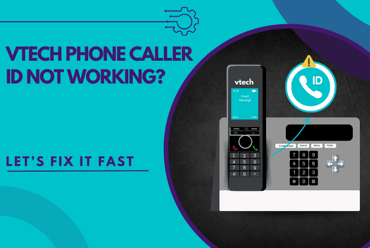 vtech phone caller id not working