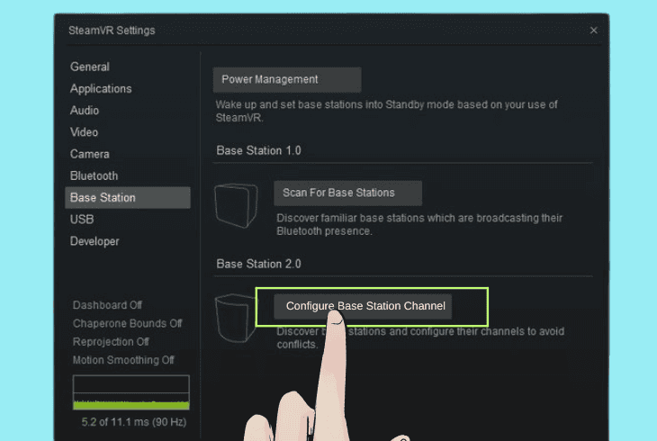 adjust the channel configuration