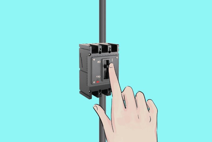 reset the circuit breaker’s power
