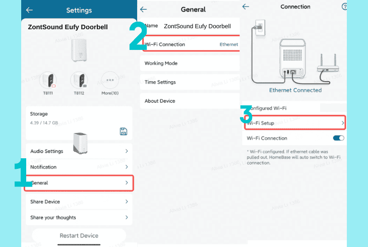 check doorbell’s connection