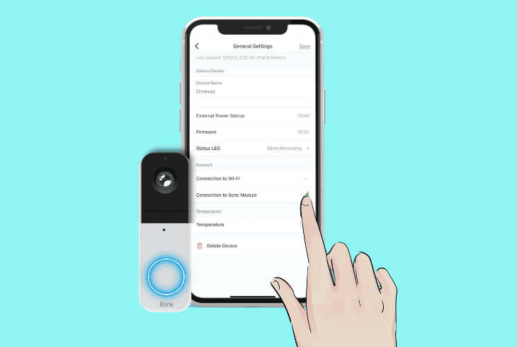 check doorbell’s connection status
