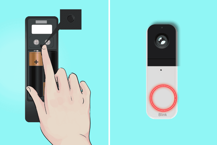 reset the blink doorbell to default