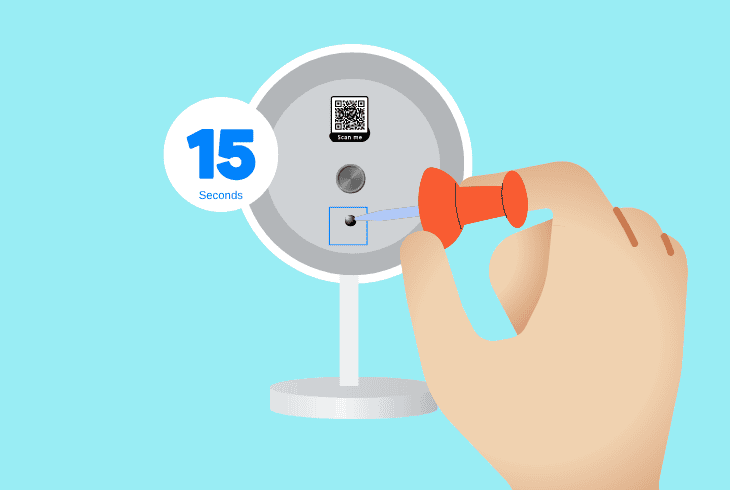 reset your nest camera to default