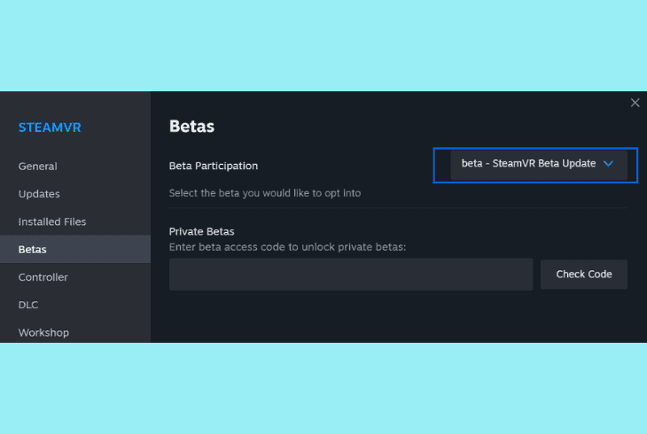 enable beta mode and direct mode