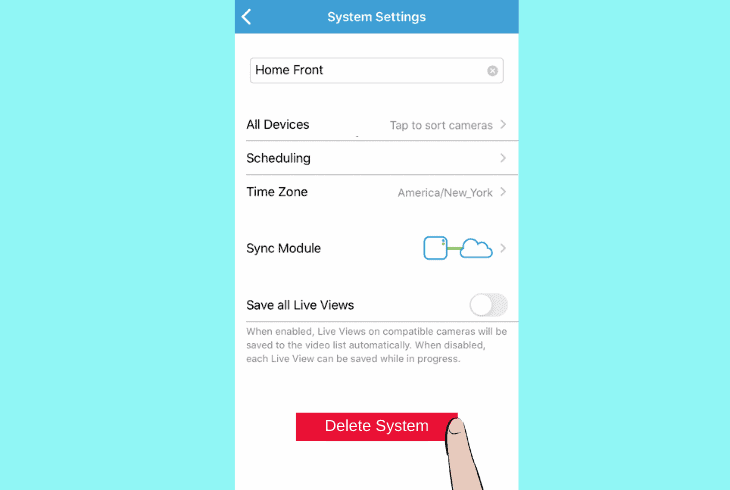 re-add the doorbell’s system