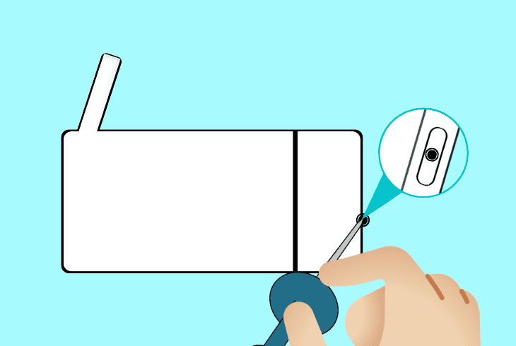 factory reset the hello baby monitor