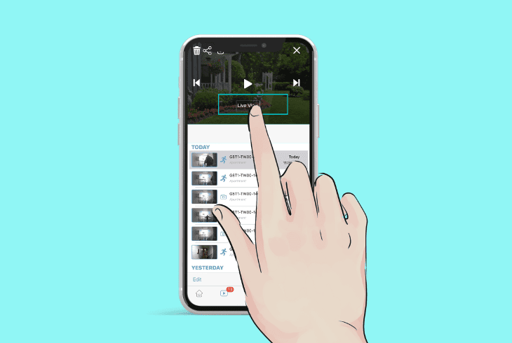 access blink’s live view correctly