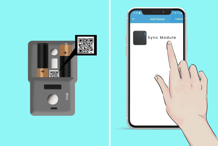 how to add a blink sync module