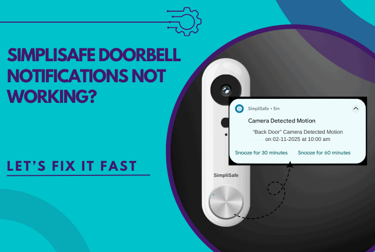 simplisafe doorbell notifications not working