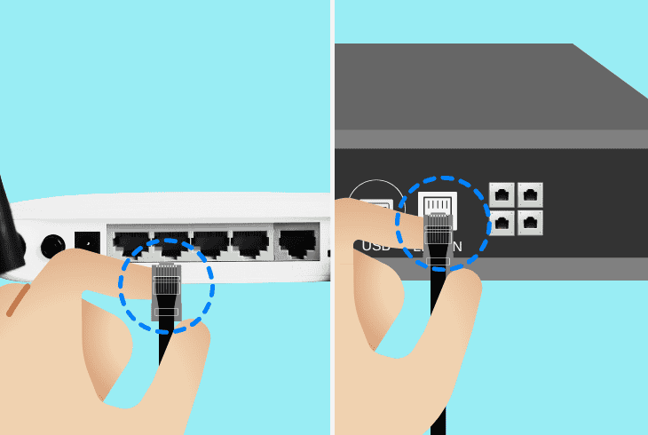 connect the nvr’s ethernet