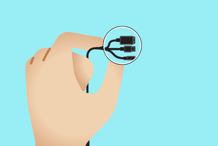 inspect the power connection