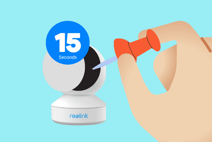 reset & recover the reolink camera