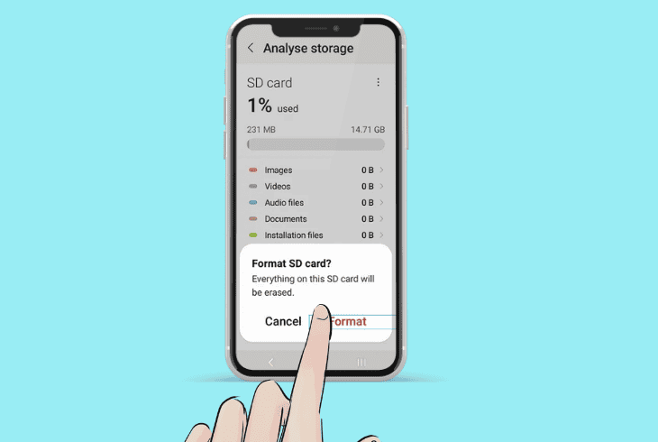 format the reolink camera sd card