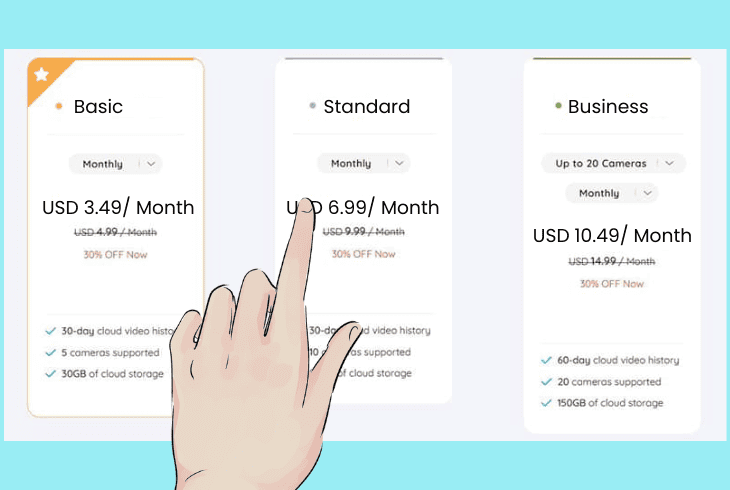 subscribe for a reolink cloud plan