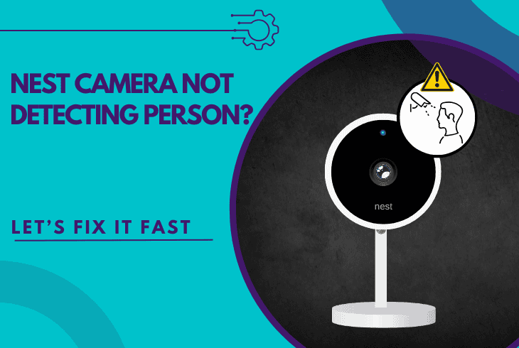 nest camera not detecting person