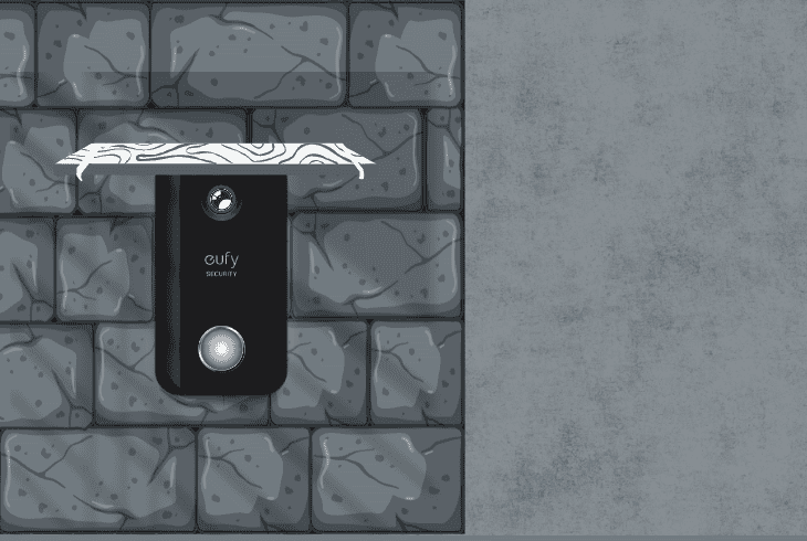 cover the doorbell via sunshade