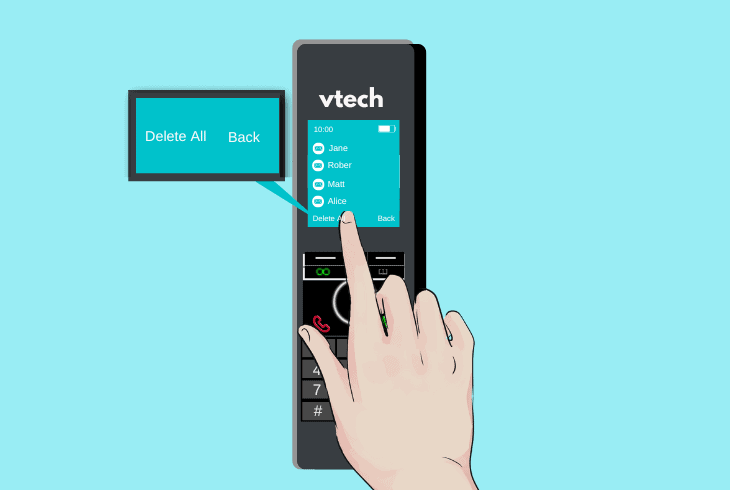 free up the vtech’s msg storage
