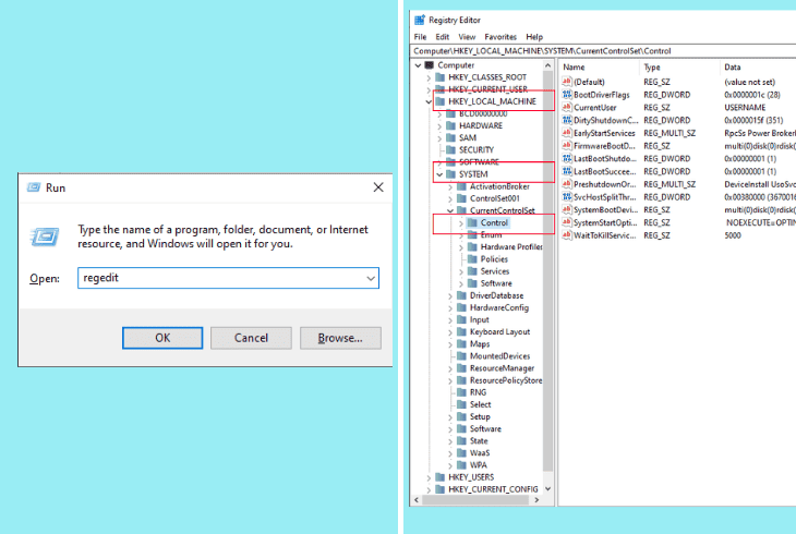 how to access the windows driver registry