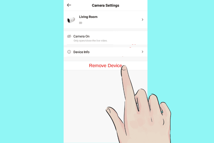 unpair eufy from the app