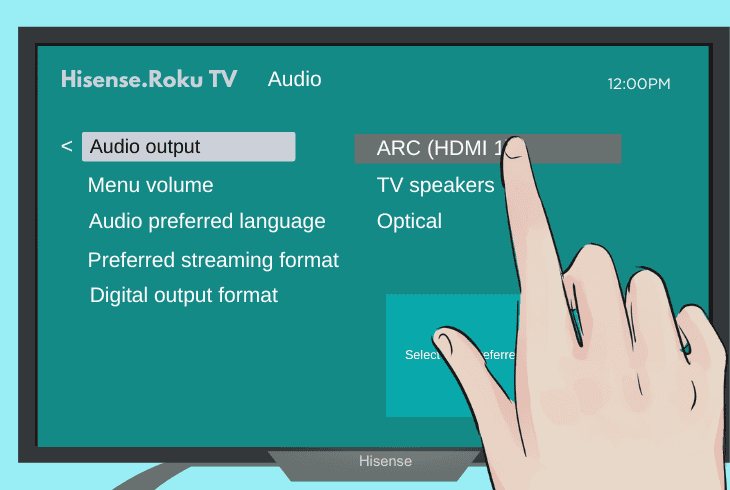 tweak the audio settings