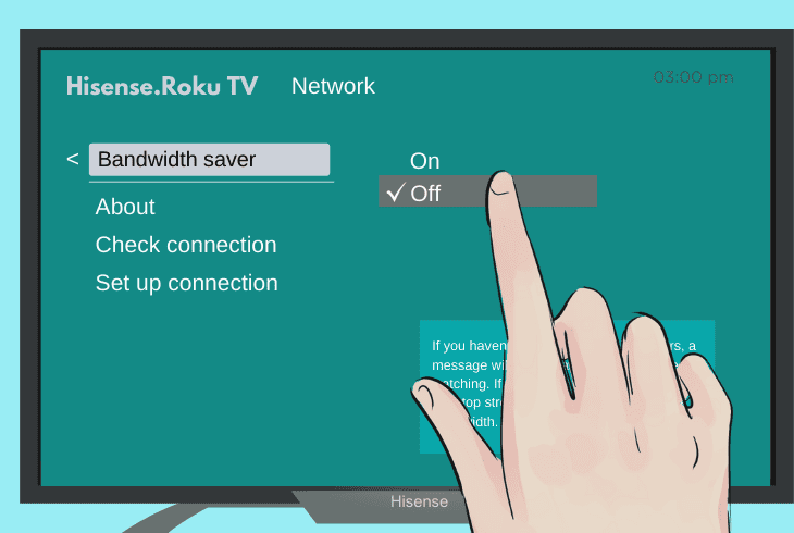 disable roku’s bandwidth server