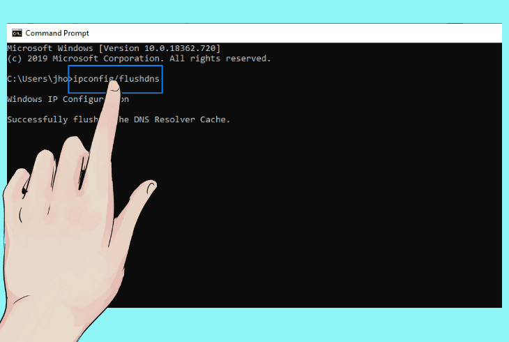 flush the network’s dns