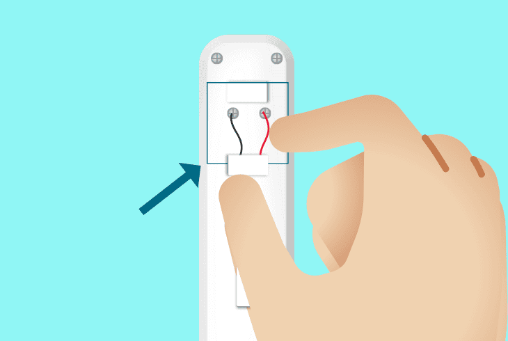 inspect the doorbell terminals