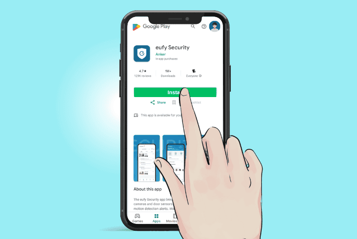 reinstall the eufy app
