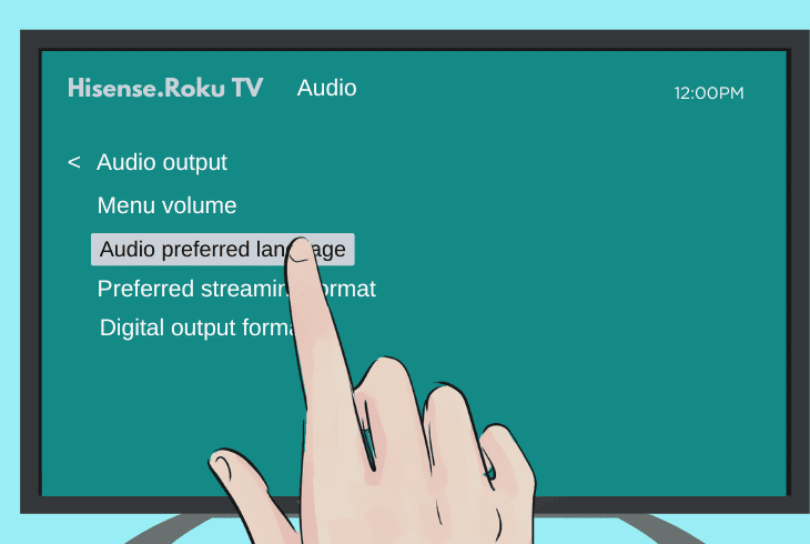audio preferred language