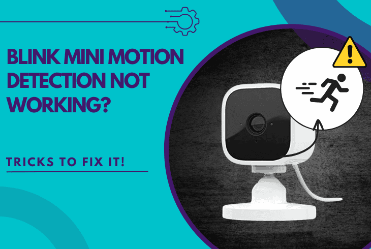 blink mini motion detection not working