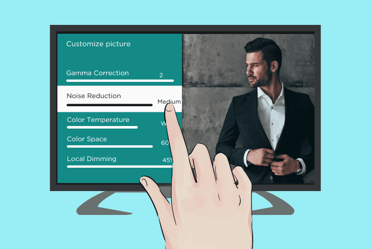 adjust the roku picture settings