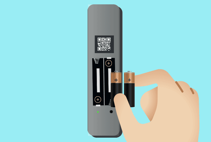 check the remote batteries