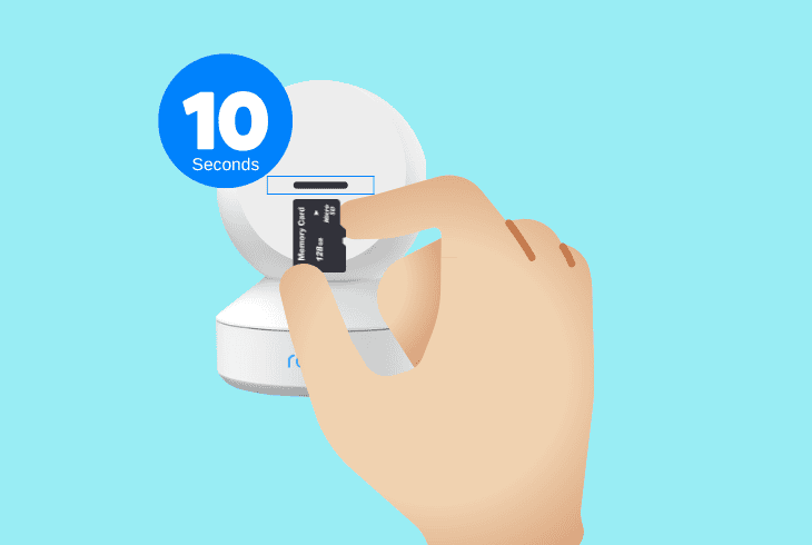 factory reset the reolink camera