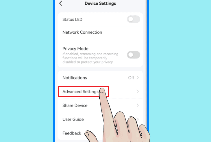 advanced settings