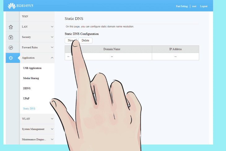 assign static ip