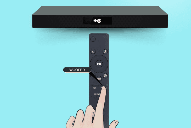 turn up the subwoofer output