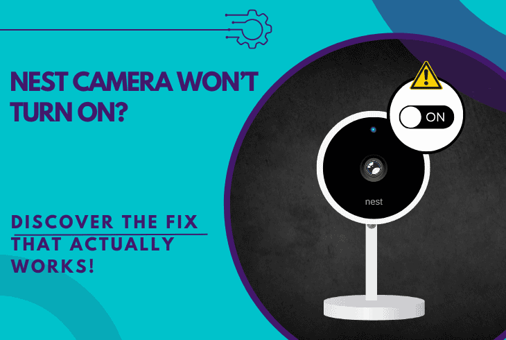 nest camera won't turn on