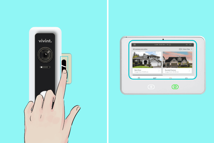 how to inspect the vivint camera
