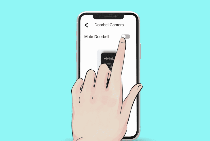 unmute the vivint doorbell