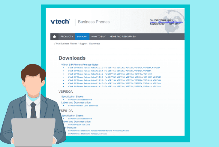 update vtech’s firmware (voip)
