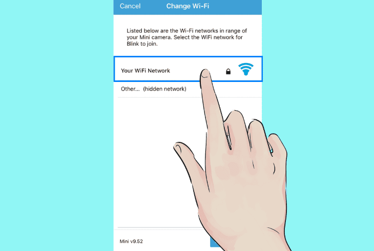 change blink mini’s wi-fi