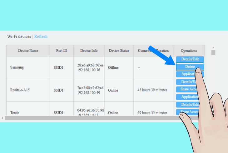 reduce the wi-fi hosts
