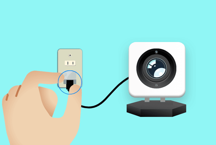 unplug the wyze camera