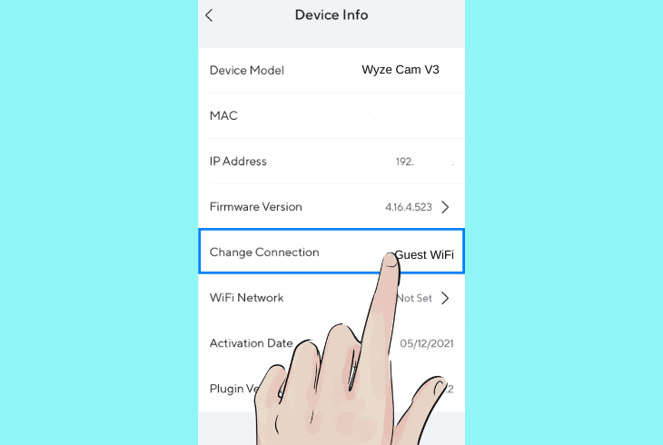 pair wyze to the guest wi-fi