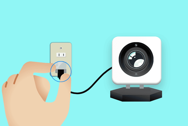 inspect the wyze v3 power supply