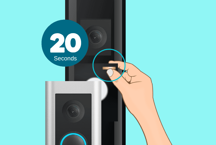 power reset a battery-operated ring